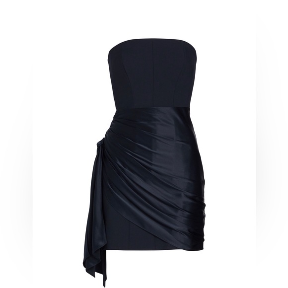 ✨Host Pick✨Cinq a Sept Kennith Side-Tied Strapless Cocktail Dress- Sz 4 - Picture 2 of 8